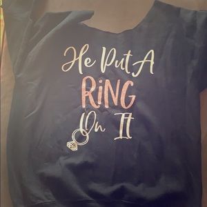 Off Shoulder sweatshirt